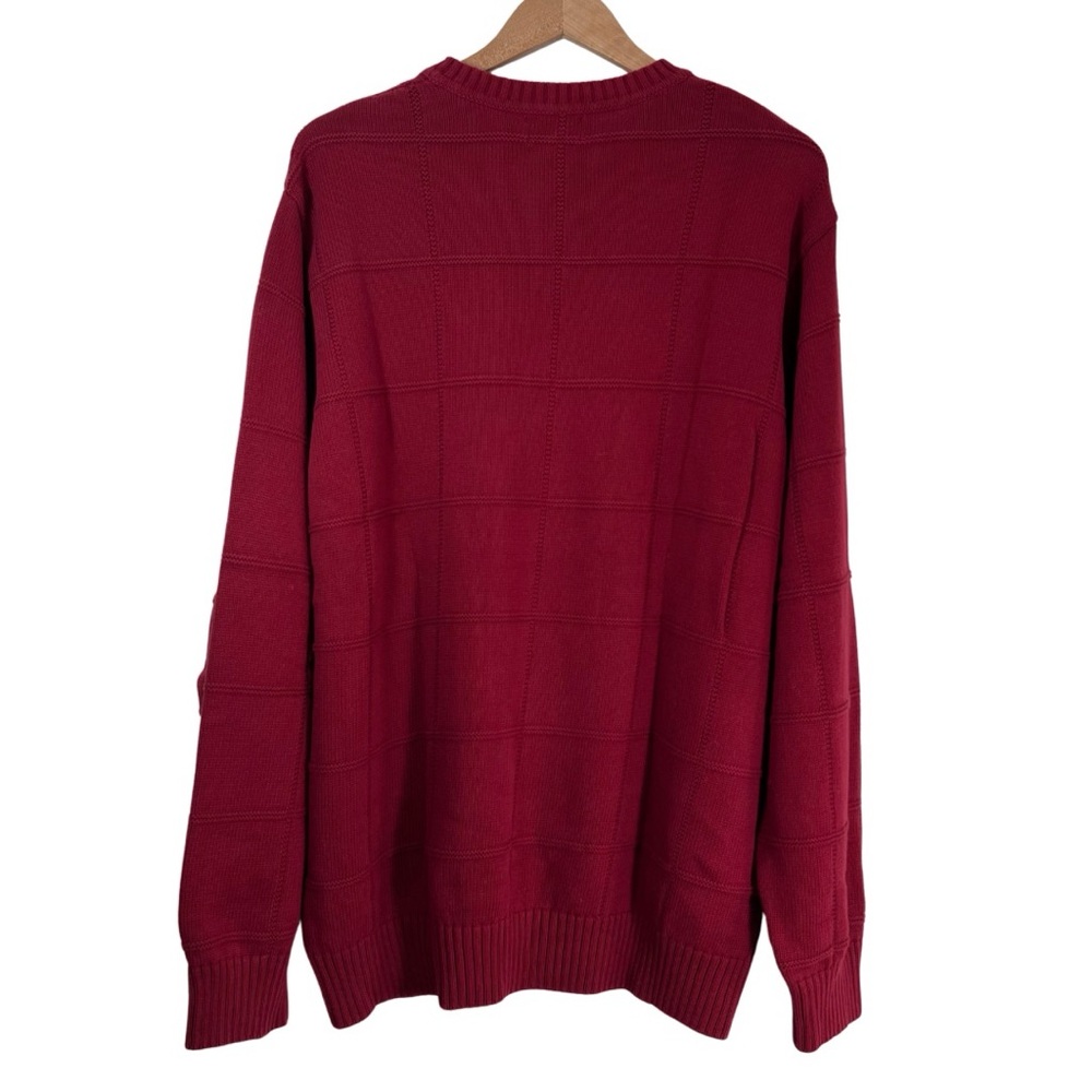 Vintage Red Men’s Sweater Size 2XLT 100% Cotton Colours by Alexander Julian